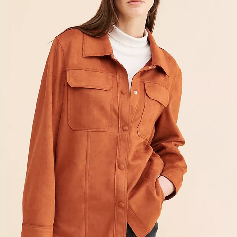 Anthropologie Jules Kae Button Down Shirt/jacket